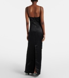 Johanna Ortiz Embellished silk-blend gown