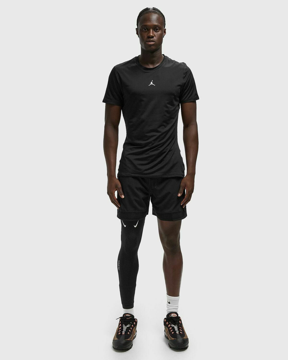 Jordan DF SPRT SS COMP TOP Black Mens Shortsleefe