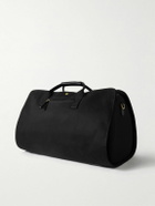 Bennett Winch - Leather-Trimmed Cotton-Canvas Suit Carrier and Holdall