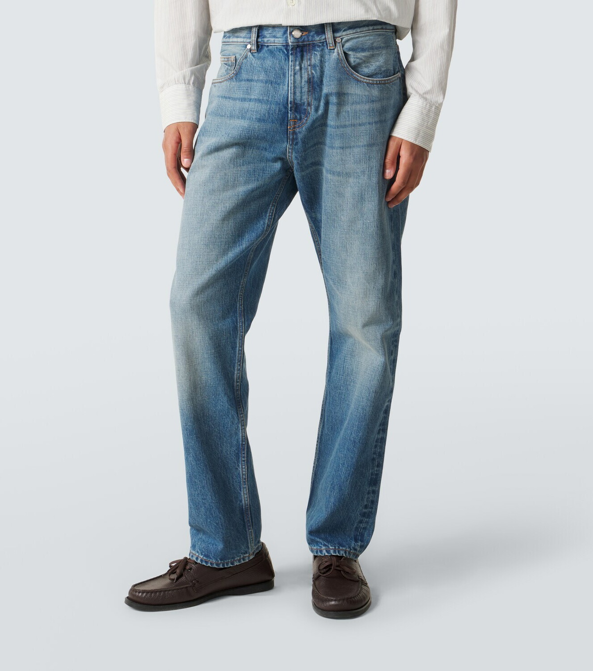 Umit Benan Kevin faded straight jeans