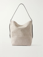LEMAIRE - Leather-Trimmed Canvas Tote Bag