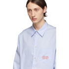 Gucci Blue GG Oxford Shirt