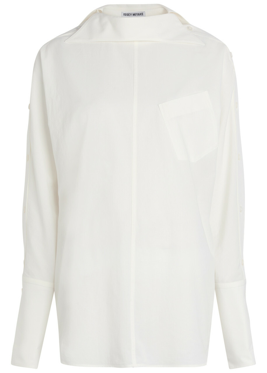 Issey Miyake Odd 2 Cotton Shirt White
