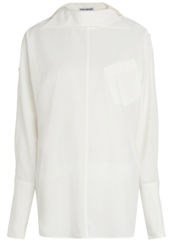 Photo: Issey Miyake Odd 2 Cotton Shirt White