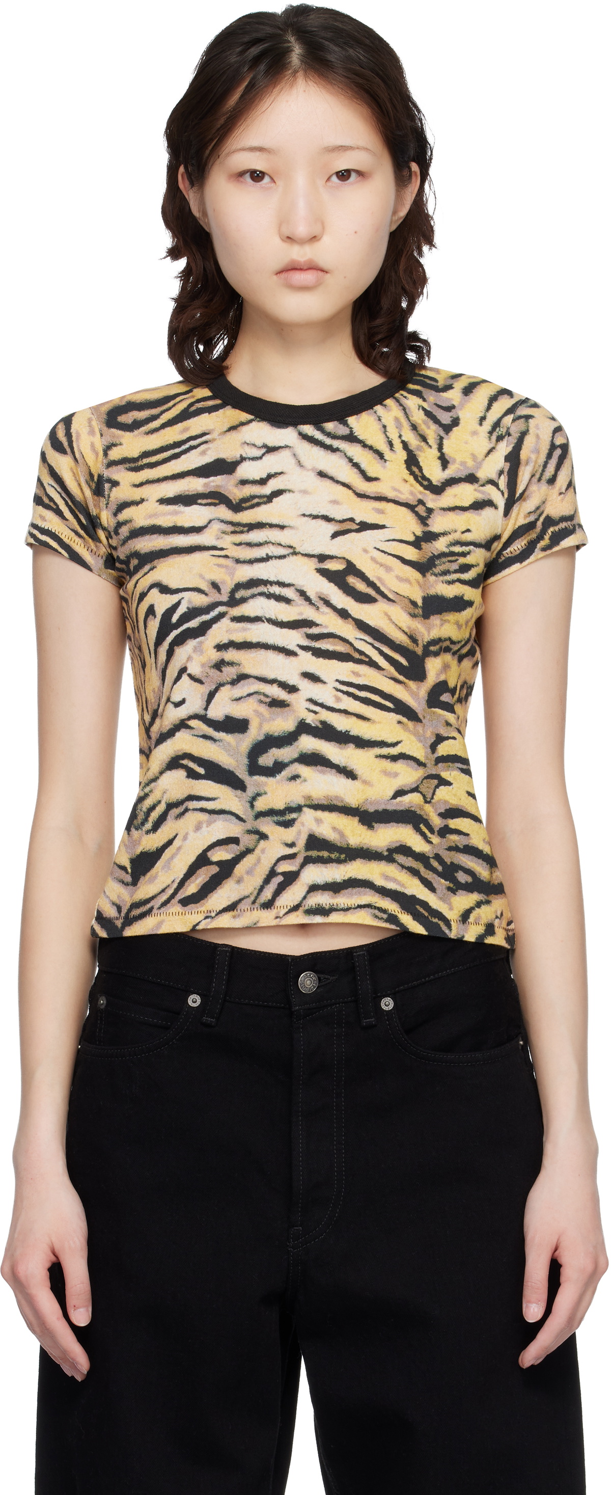 Kenzo Yellow Kenzo Paris 'KENZO Tiger' T-shirt