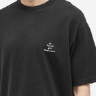 Bram's Fruit Men's Lemon Outline Logo T-Shirts in Black