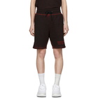 Saturdays NYC SSENSE Exclusive Black and Red Austin Shorts