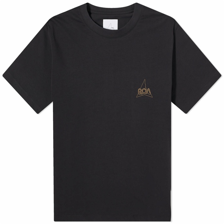Photo: ROA Men's Graphic T-Shirt in Black