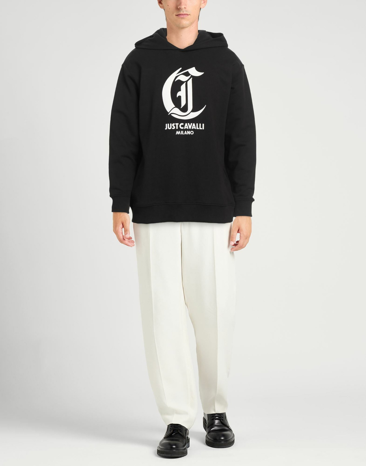 Just Cavalli Mens Sweatshirt in Black