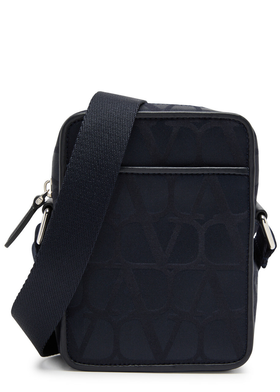 Valentino Toile Iconographe Logo Satin Cross-body bag - Blue - One Size