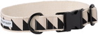 See Scout Sleep Off-White & Black Medium Nice Grill Standard Collar