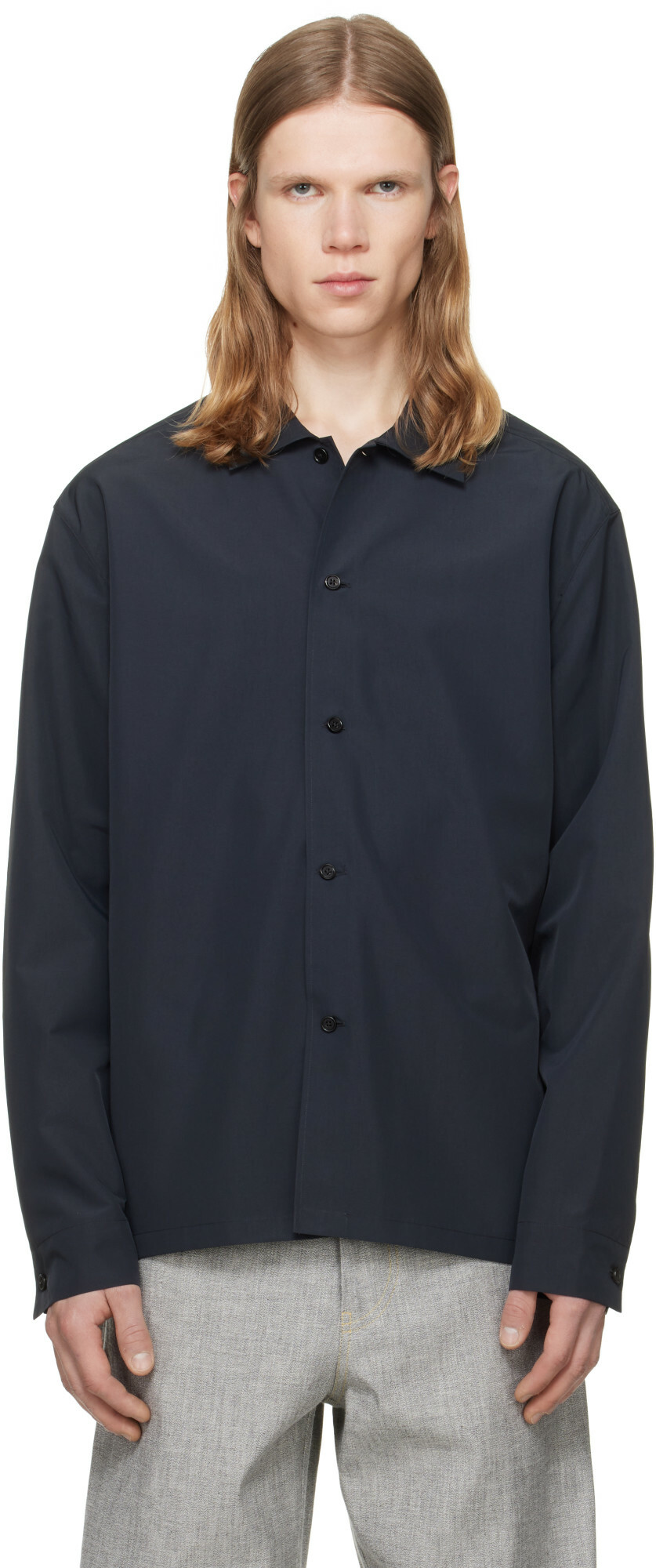 Jil Sander Black Boxy Shirt