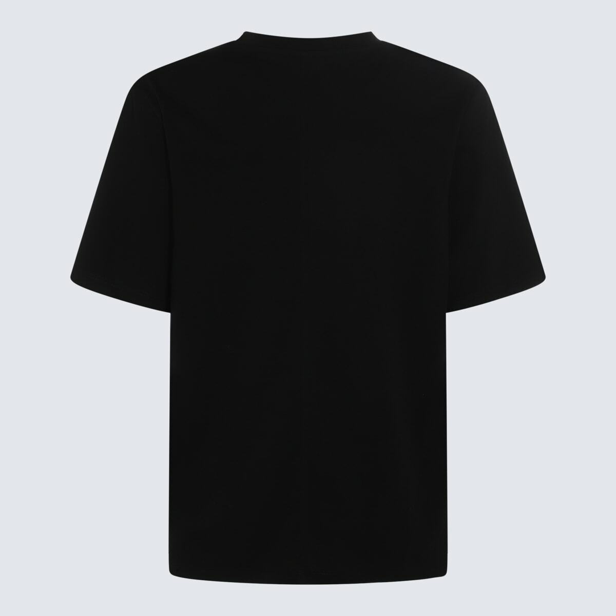 The Row Black Cotton T.shirt The Row