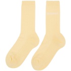Jacquemus Yellow Les Chaussettes Jacquemus Socks