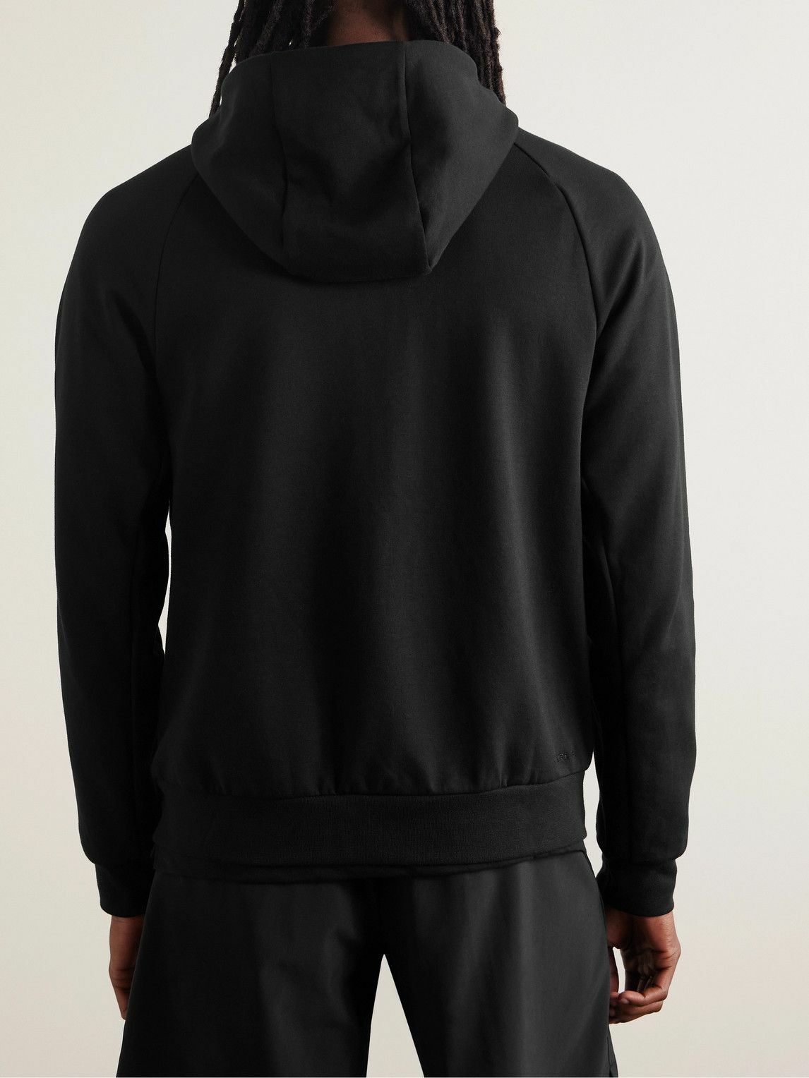 Nike Training - Logo-Embroidered Dri-FIT UV Zip-Up Hoodie - Black