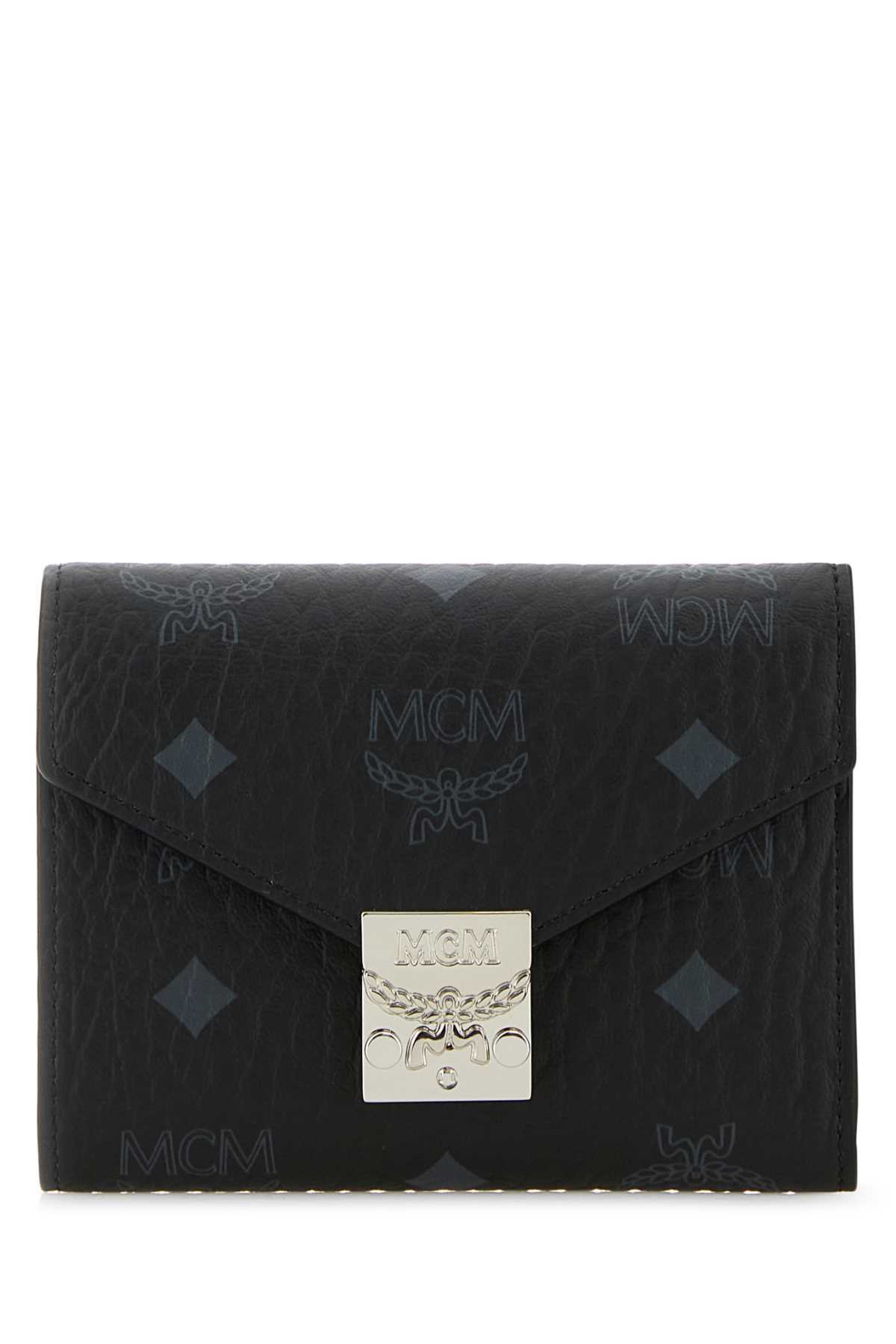 MCM Printed Canvas Wallet
