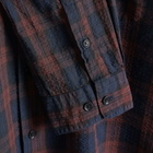END. x YMC Curtis Shirt Shadow Plaid in Plum/Black Plaid