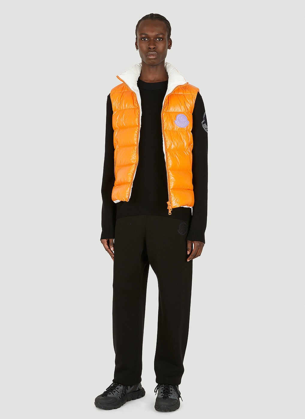 Moncler best sale vest orange