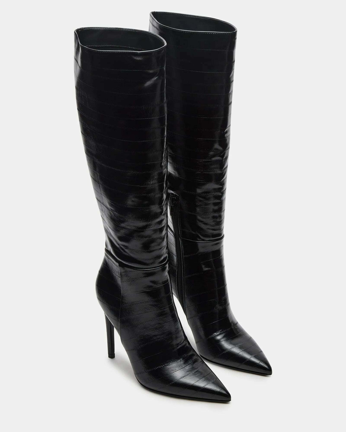 Steve Madden Nitro Boots in Black Exotic