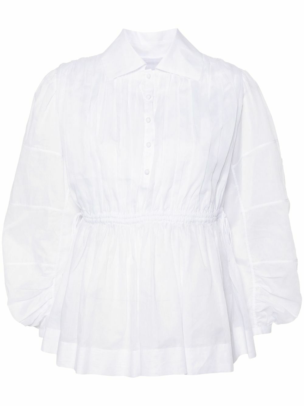 Jil Sander White Cotton Sleveless Jacket