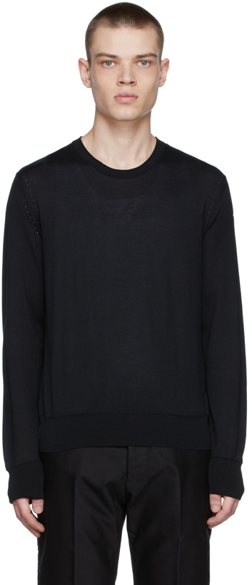 Photo: TOM FORD Black Silk Sweater