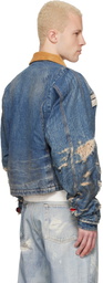 Rivington Roi Rebis Blue Denim Trappist Trucker Jacket