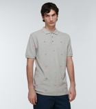 Kenzo - Pixels embroidered cotton polo shirt