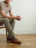 Majordome - M08 Nubuck Penny Loafers - Brown