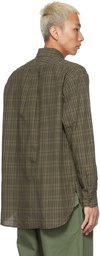 Engineered Garments Green Madras Check Shirt