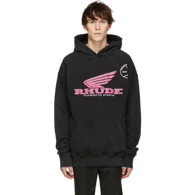 Photo: Rhude Black Logo Hoodie