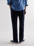 Save Khaki United - Straight-Leg Garment-Dyed Supima Cotton-Jersey Sweatpants - Blue