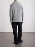 Barena - Cotton-Blend Felt Overshirt - Gray