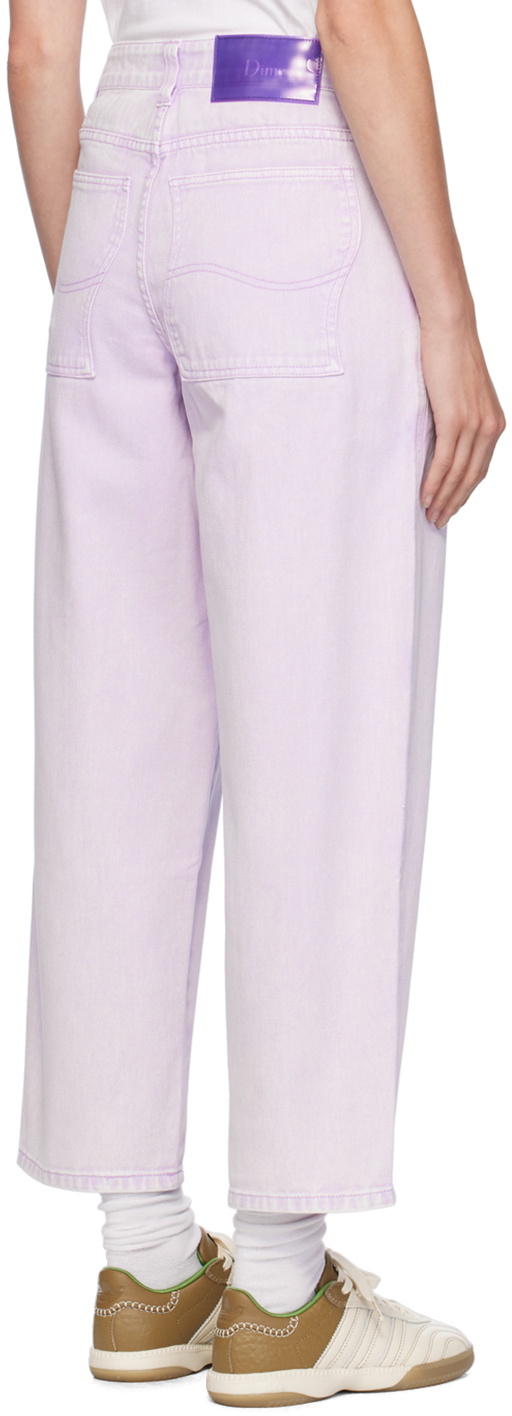 Dime Purple Classic Baggy Jeans Dime