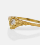 Elhanati - Iman 18kt gold ring with diamond
