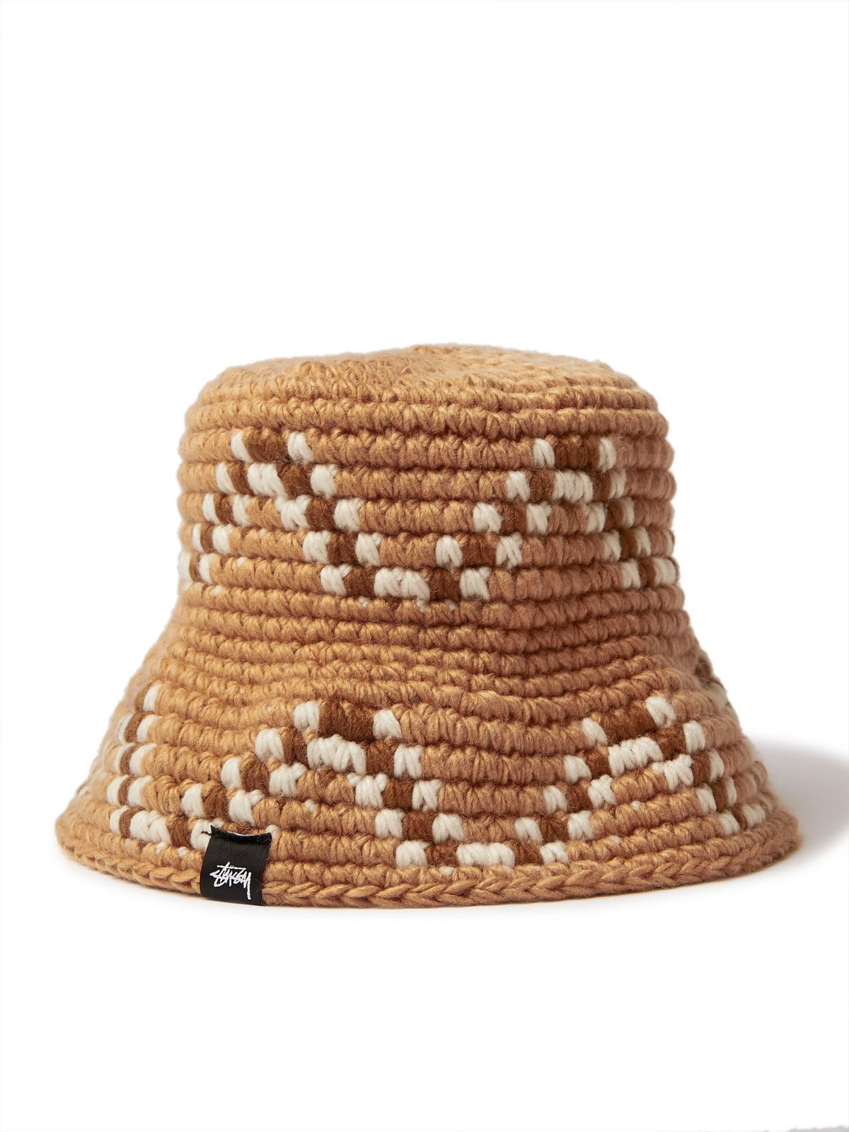 お得新作登場 STUSSY - Stussy Jacquard Knit Bucket Hat ニットハット