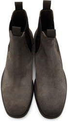 Officine Creative Grey Suede Chronicle 2 Chelsea Boots