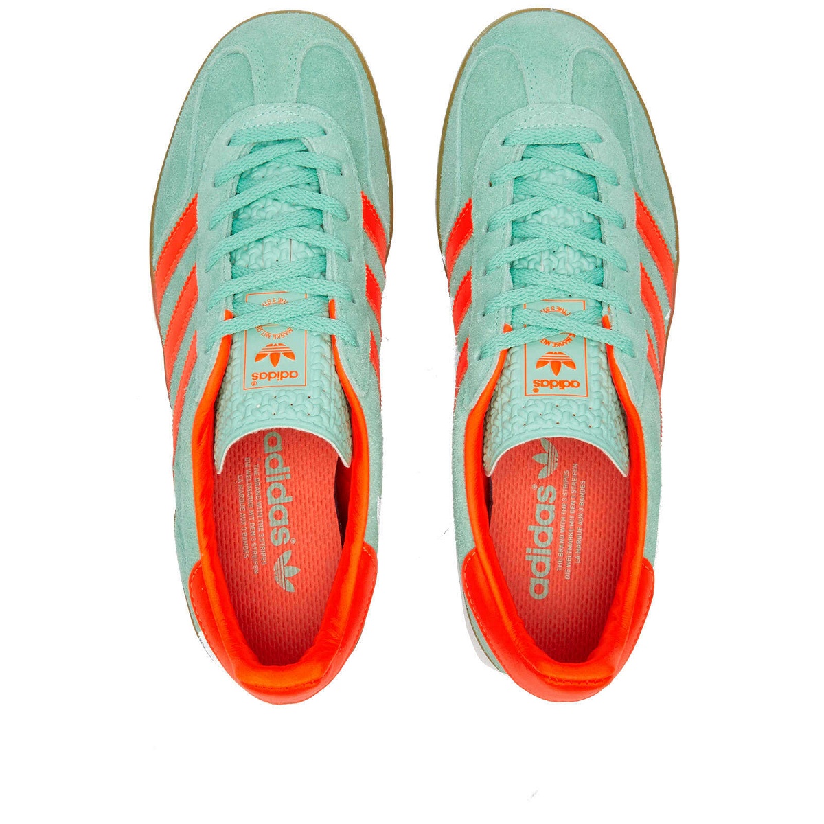 Adidas Gazelle Pulse Sneakers in Mint/Orange Indoor W adidas