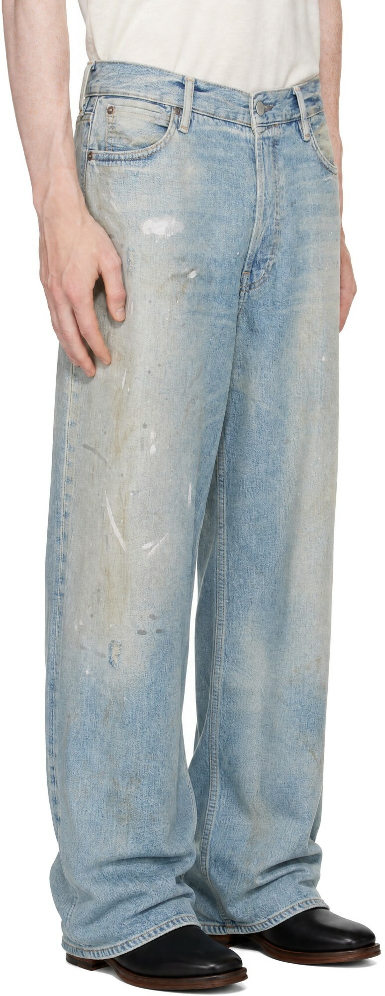 Acne Studios Blue Loose Fit 1981 Jeans
