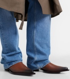 Calvin Klein Collection Cheer leather cowboy boots