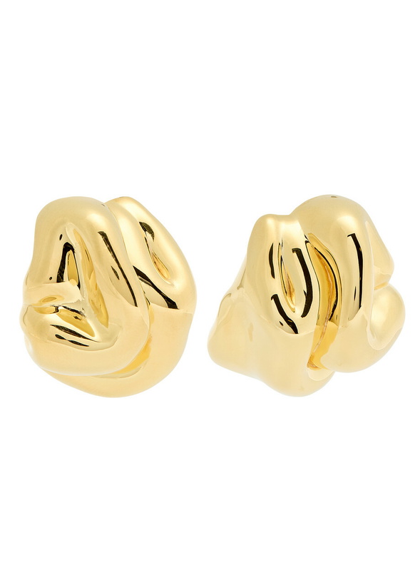 Photo: Completedworks Sculpted 18kt Gold-plated Stud Earrings - One Size