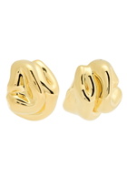 Completedworks Sculpted 18kt Gold-plated Stud Earrings - One Size