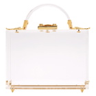 Mark Cross Transparent Plexi Grace Box Bag