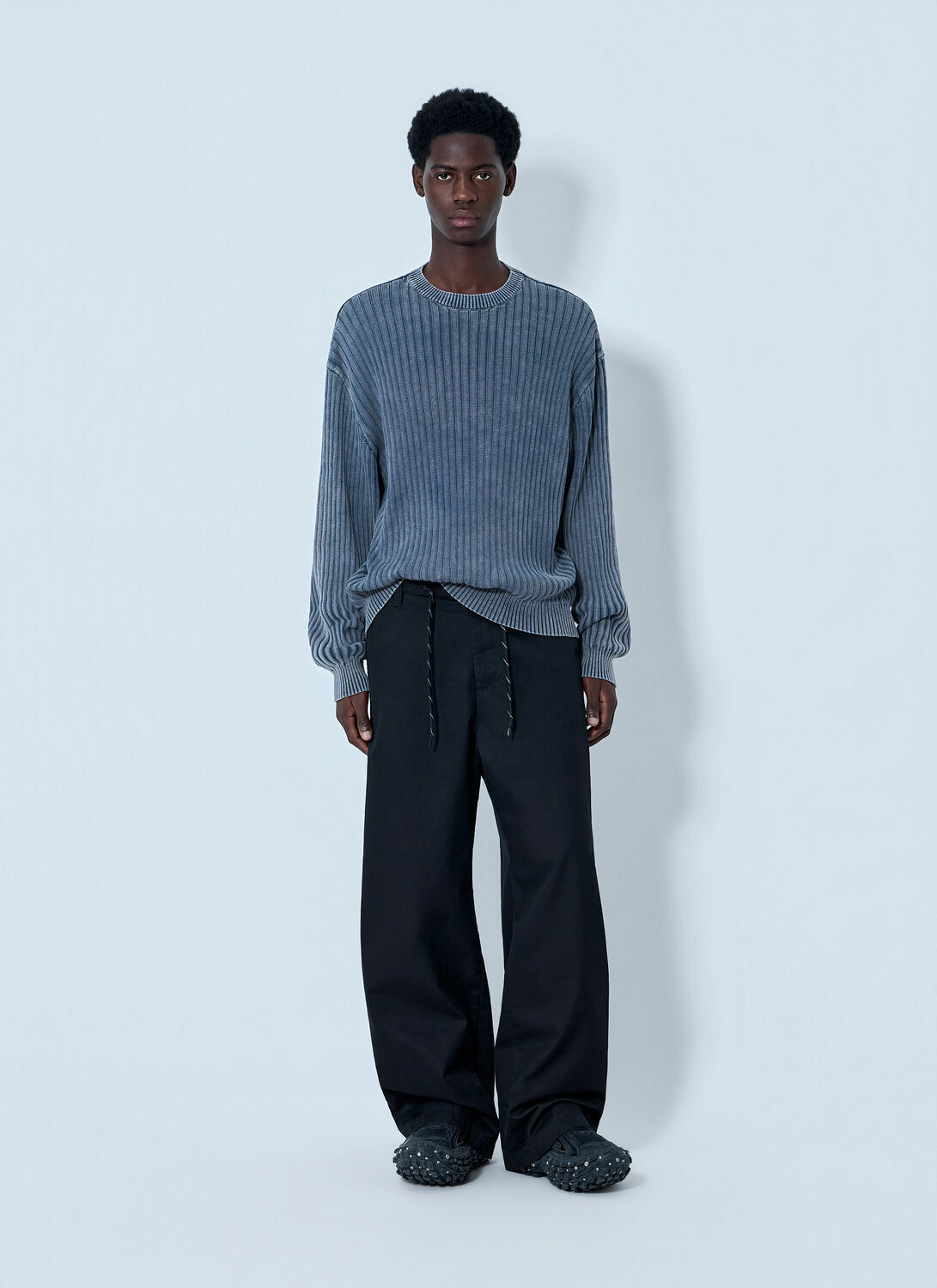 Balenciaga Ribbed Knit Sweater