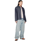 A.P.C. Indigo Kerlouan Logo Denim Jacket