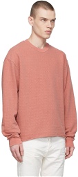 John Elliott Orange Cotton Sweatshirt