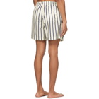 Solid and Striped Off-White The Classic Breton Stripe Swim Shorts