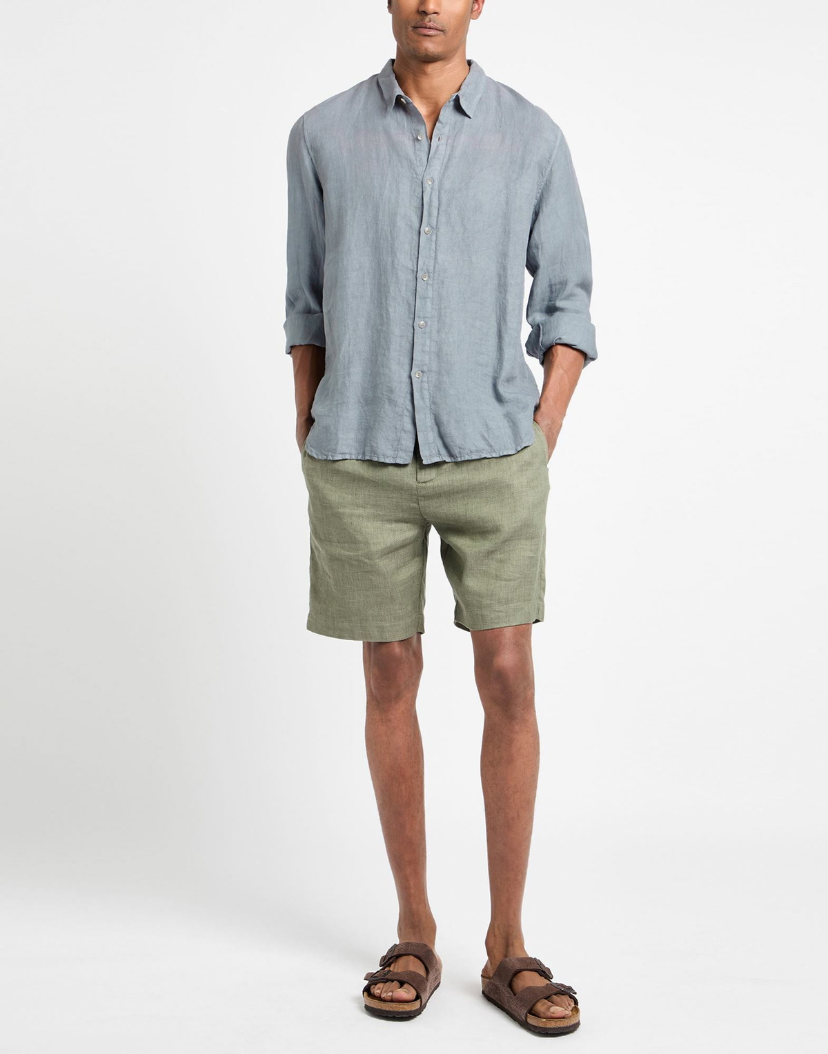 Crossley Mens Shirt in Grey