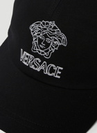 Medusa Logo Baseball Cap in Black