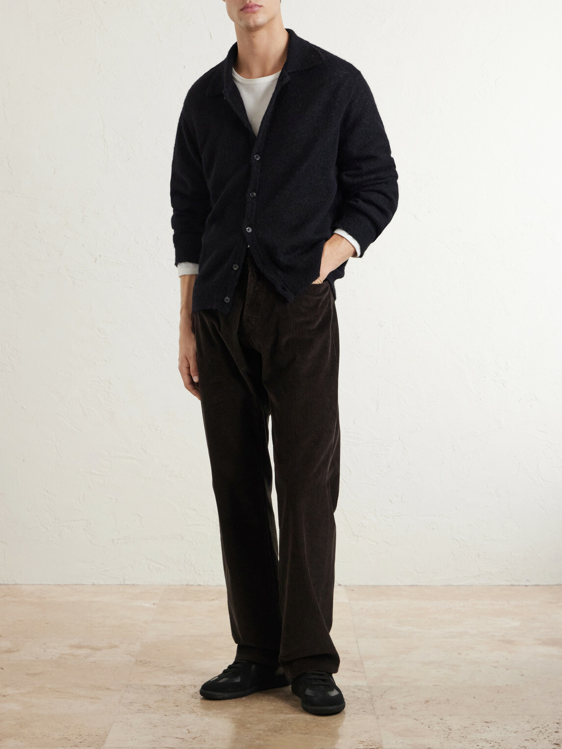 Maison Margiela - Straight-Leg Cotton-Corduroy Trousers - Brown