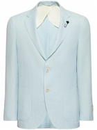LARDINI - Linen & Wool Single Breast Jacket